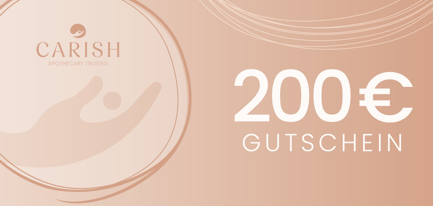 Der 200€ Gutschein für den Webshop von Carish.