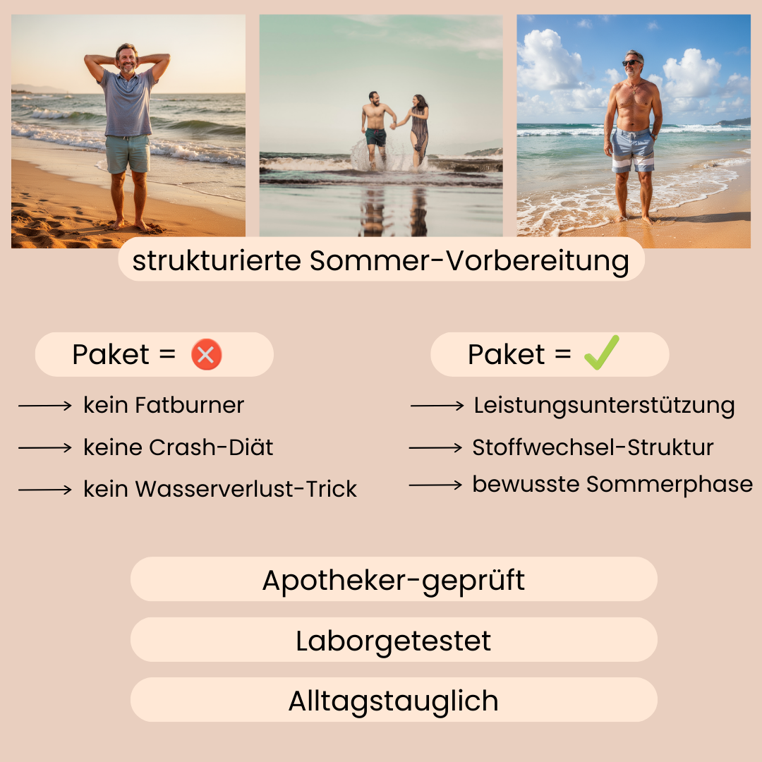 Männer, die am Strand am Meer sind und glücklich in die Kamera sehen. 