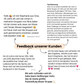Feedback aus den Abnehmgruppen