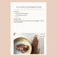 Das Rezept zum Schokoladenmousse vom Kochbuch der Apothekerin aus Graz Mag. Nina Milenkovics mit Rezepten zum Abnehmen. 