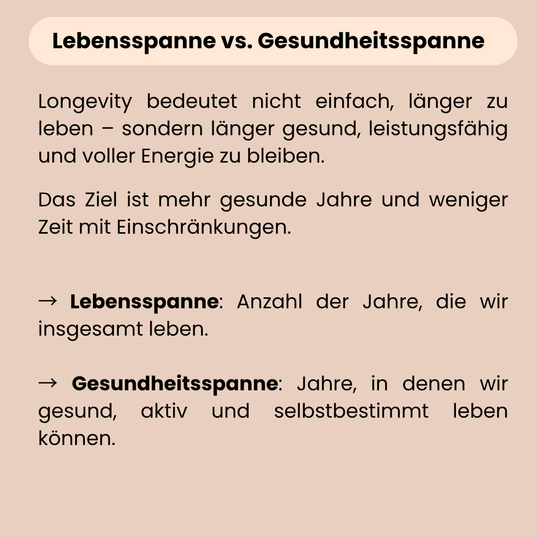 Longevity Gruppe September