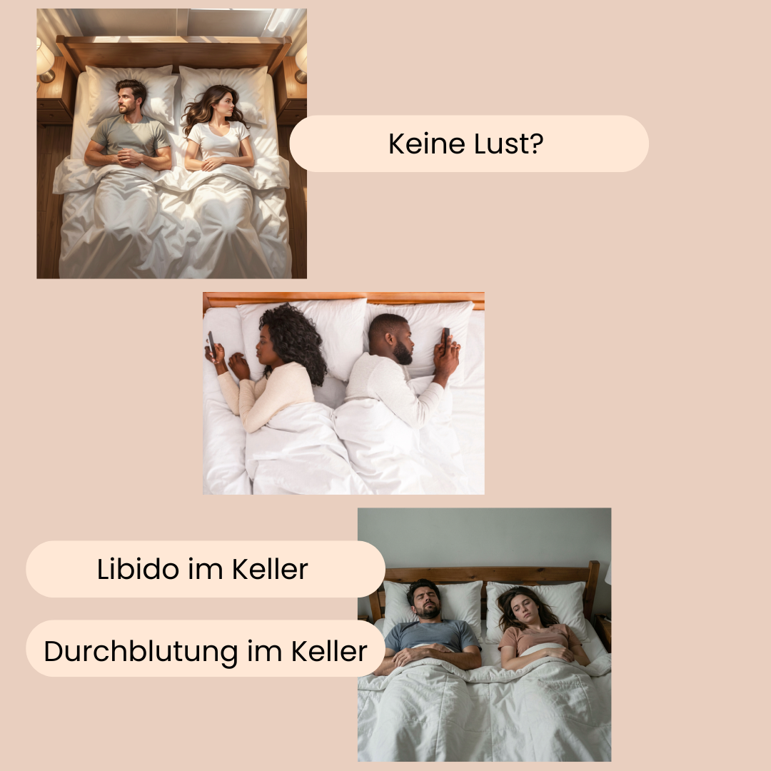 Leute die im Bett liegen und keine Lust verspüren, die Libido und die Durchblutung im Keller ist. 