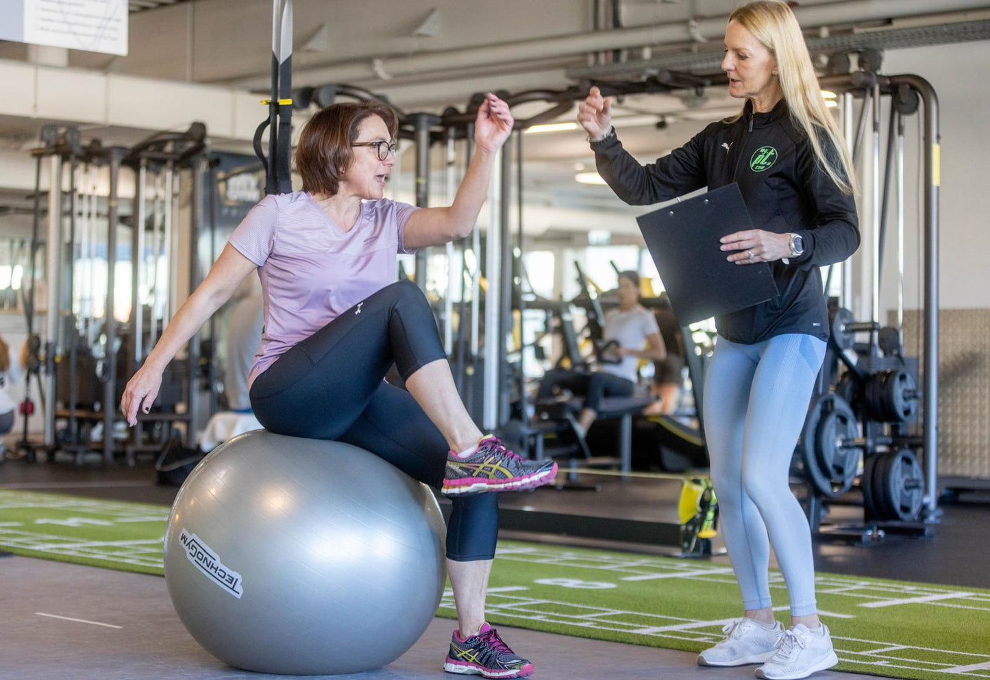 Die staatlich geprüfte Fitnesstrainerin Isolde Schwaiger-Fleckl. 