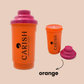 Der Carish Shaker in orange. 