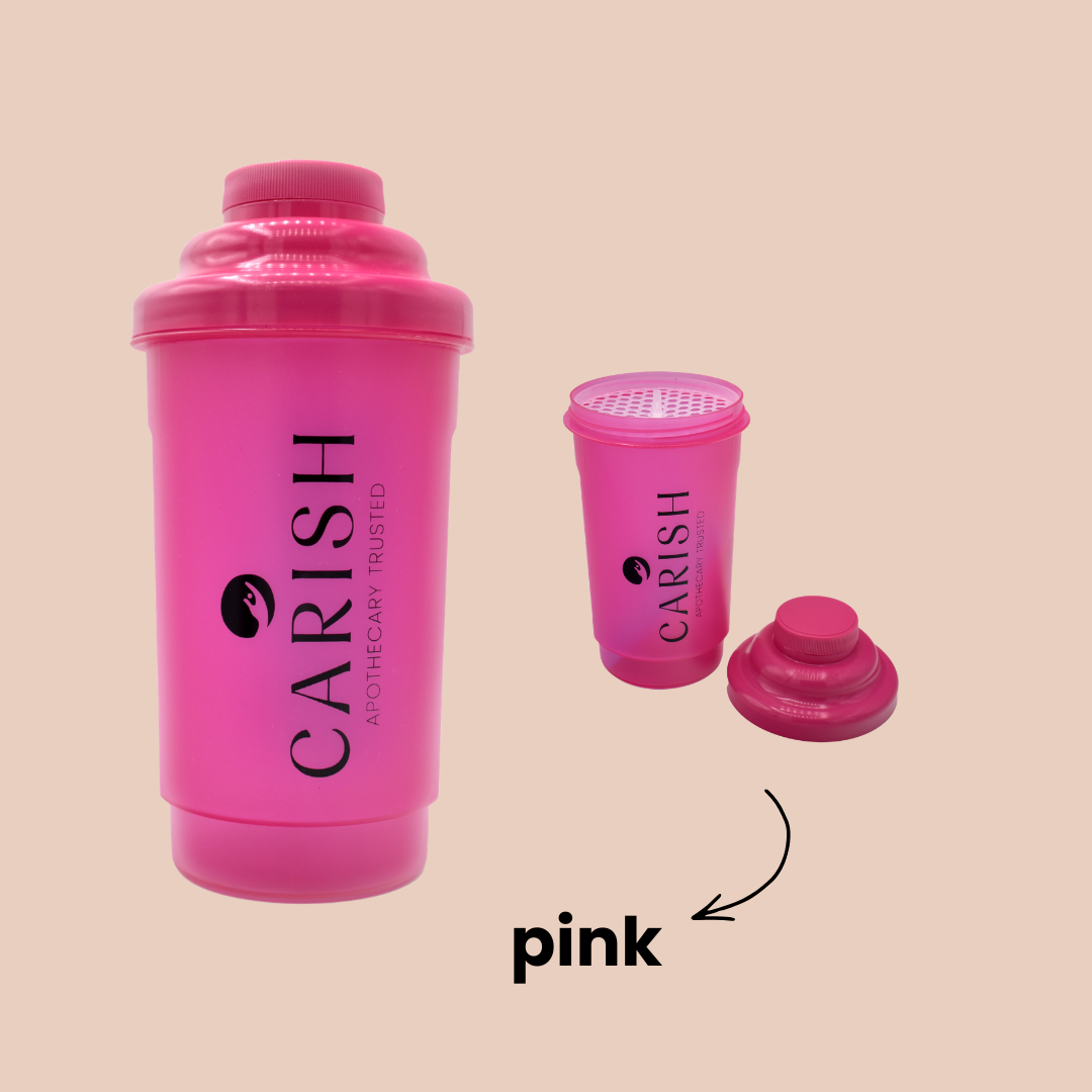 Der Carish Shaker in pink. 